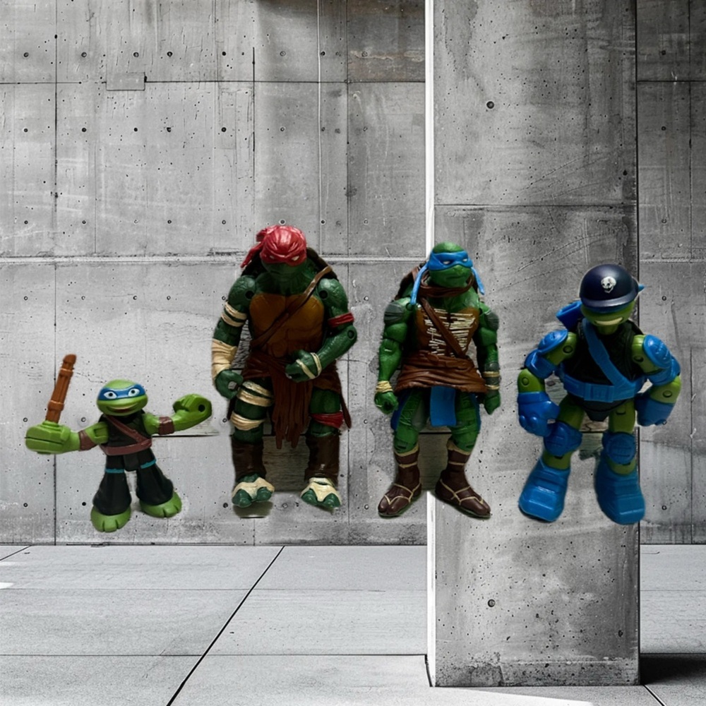 Teenage Mutant Ninja Turtles action figures set